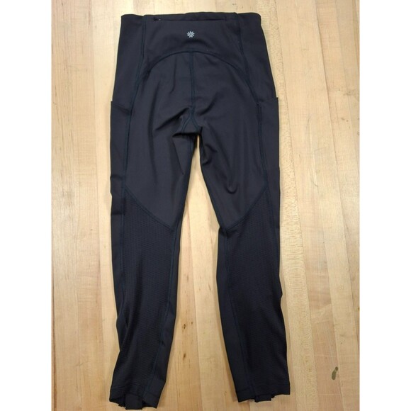 Athleta Ultimate Run 7/8 Tight Leggings Women's Extra Small XS Black - EUC - Picture 7 of 8